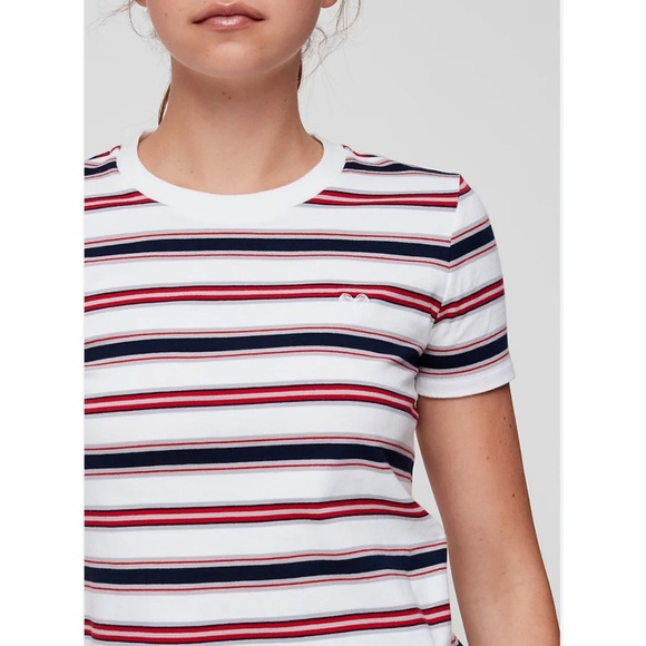 Aritzia TNA Mainland Short Sleeve Striped T-Shirt Size XS - Picture 2 of 7